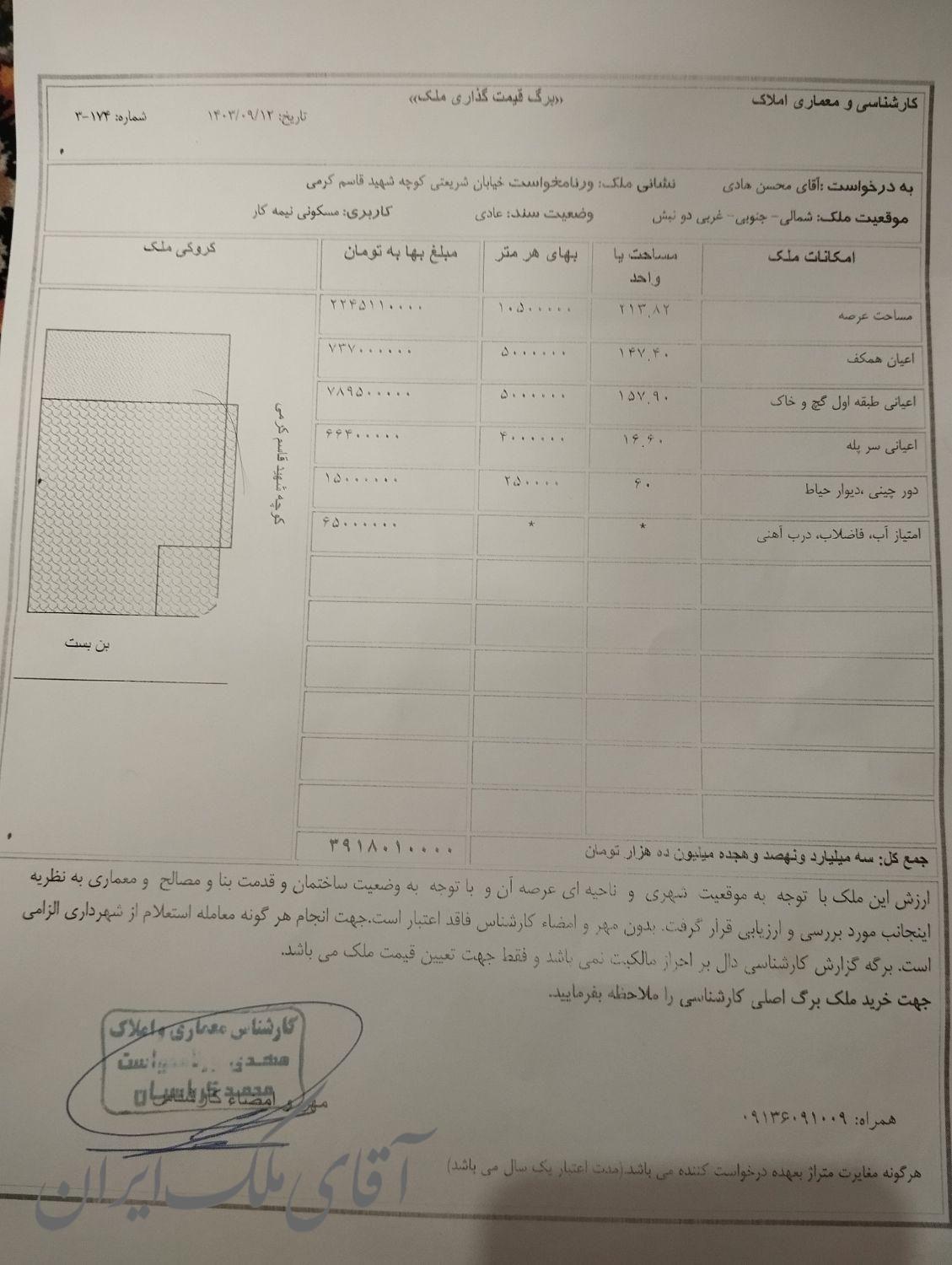 ساختمان ۲طبقه ۲نبش نزدیک فلکه صنایع در ورنامخواست